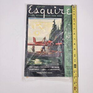Esquire Autumn Quarterly For Men 1933 Magazine Fiction & Art Vintage Good